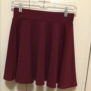 Red skater skirt Small